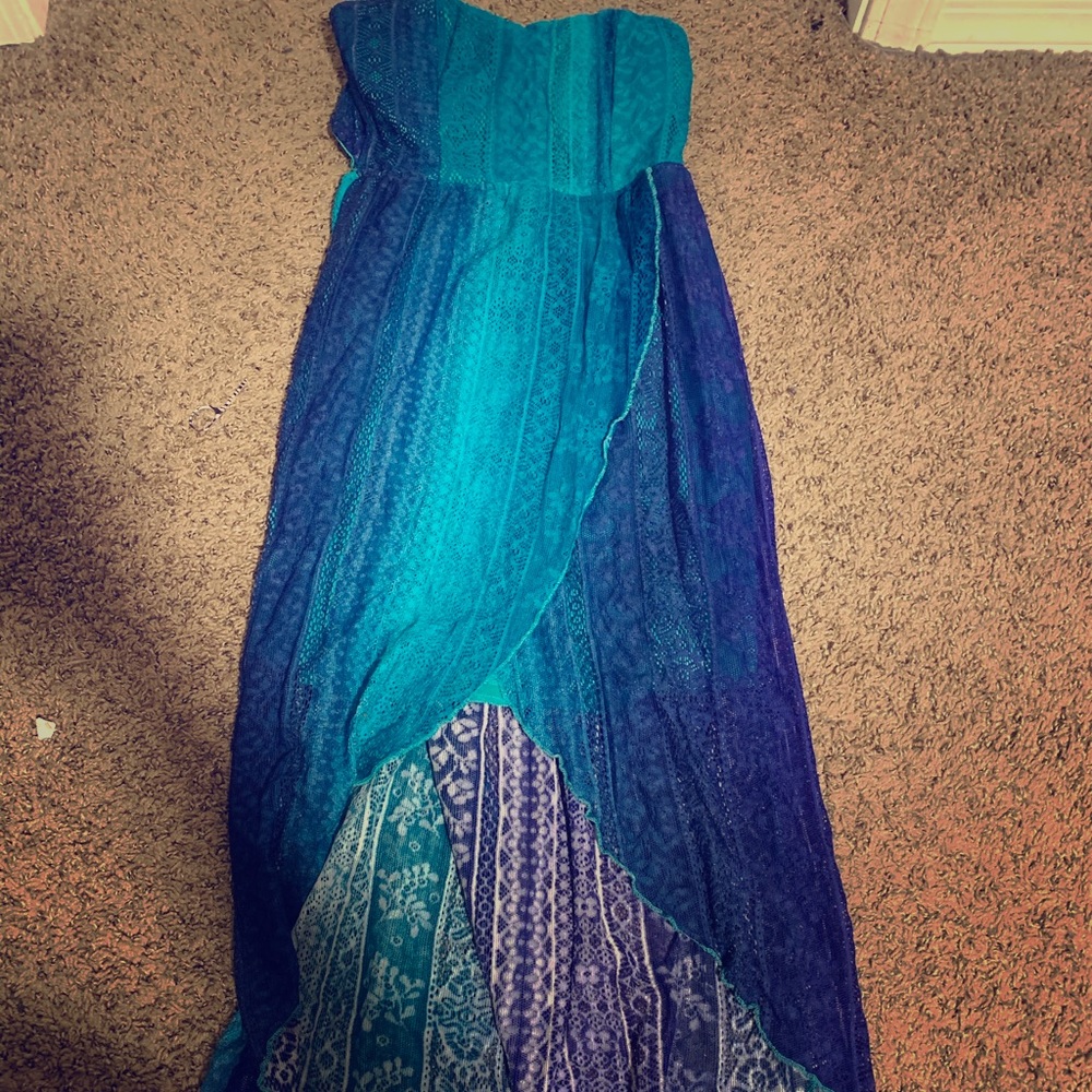 Blue dress